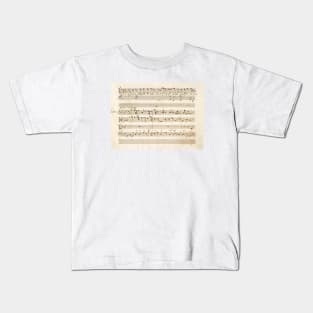 Händel | Haendel | Original manuscript score Kids T-Shirt